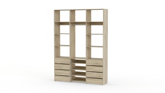 Стеллаж для одежды Мирта 96 BMS из ЛДСП