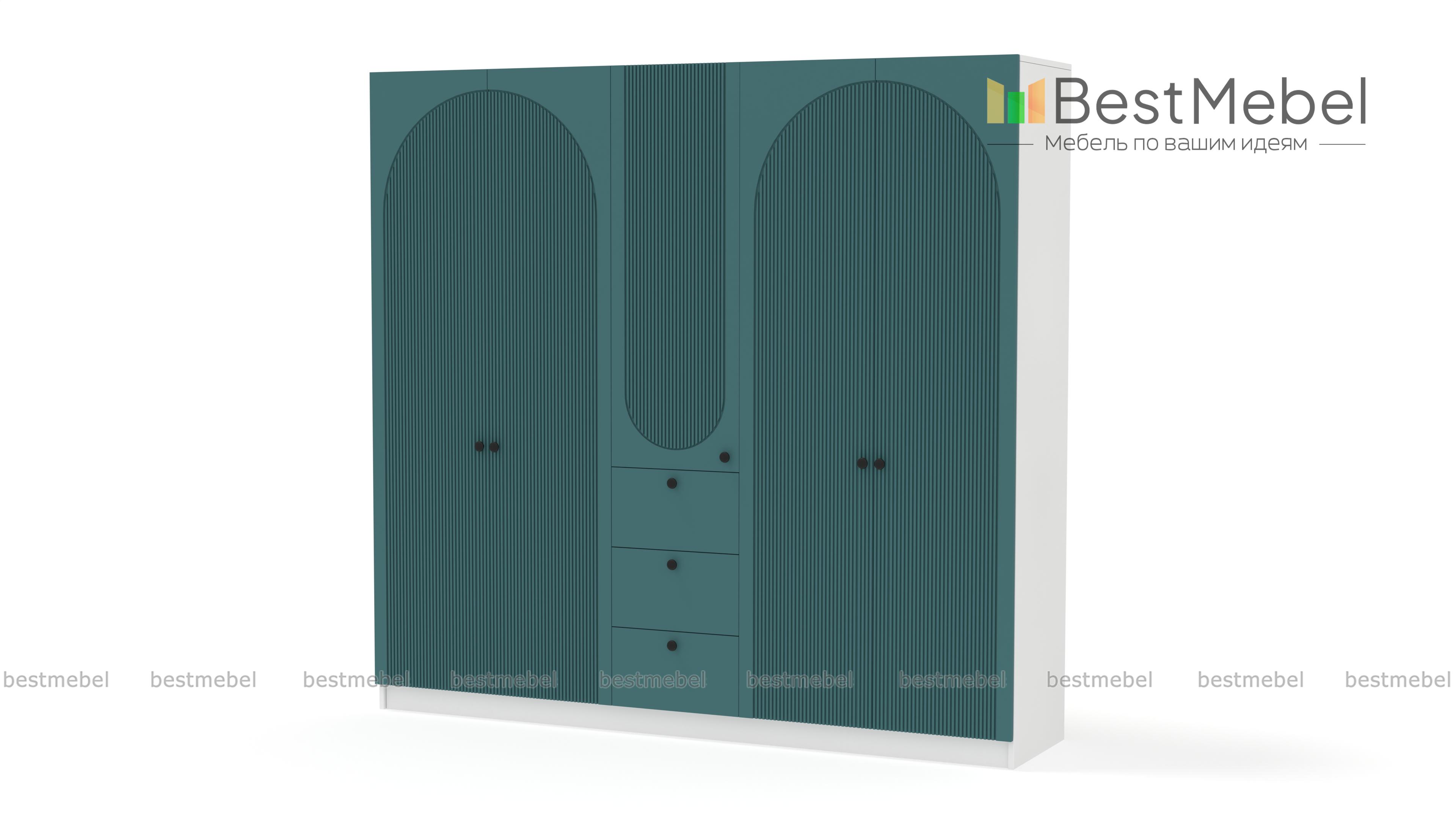 Шкаф распашной Вивьен 15 BMS - Фото