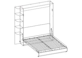 Шкаф-кровать трансформер Ули BMS  (2060х2130х400)