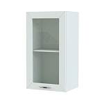 Шкаф верхний 1 дверь со стеклом Агава BMS - Фото 1