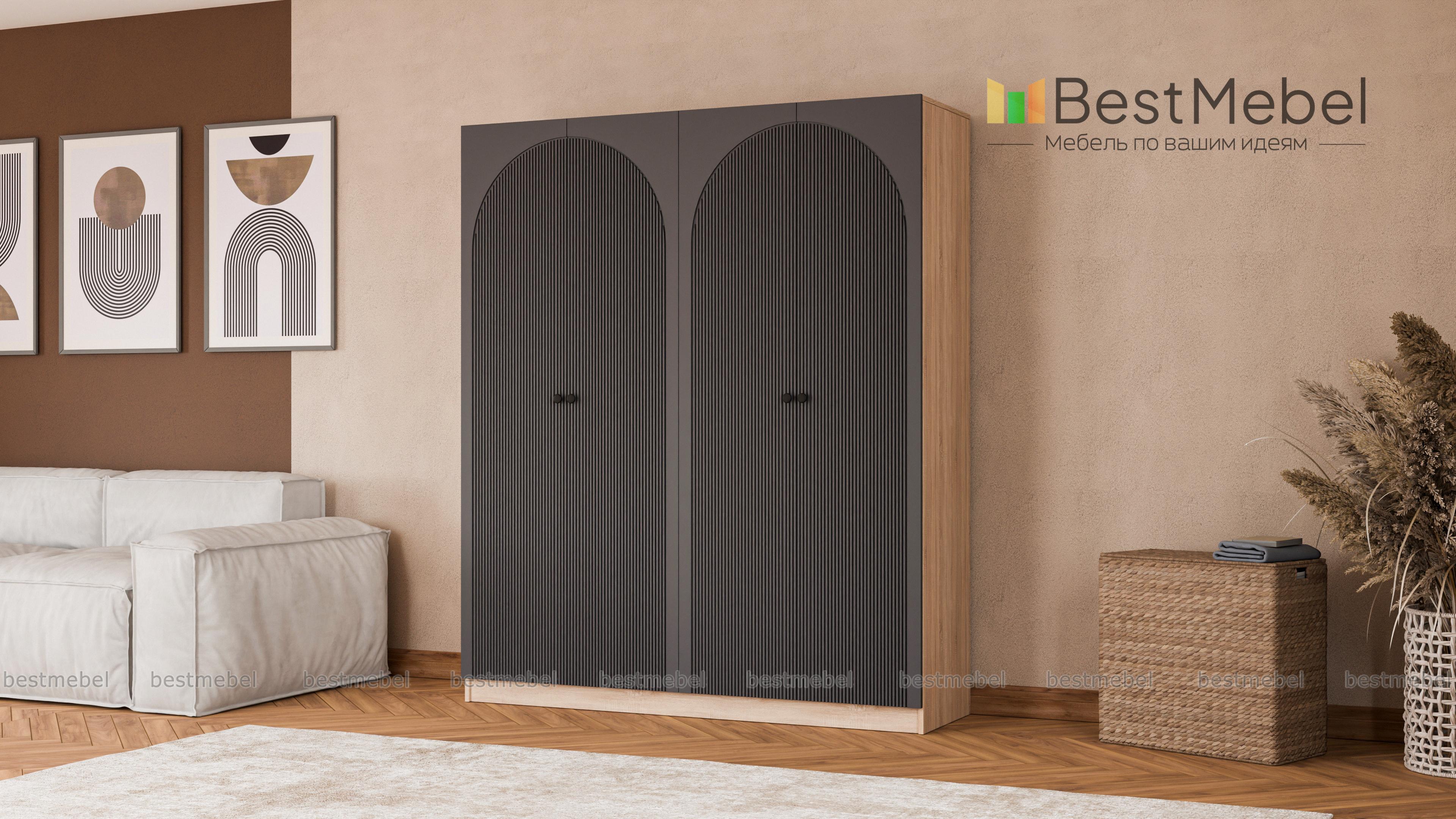 Шкаф распашной Вивьен 11 BMS - Фото