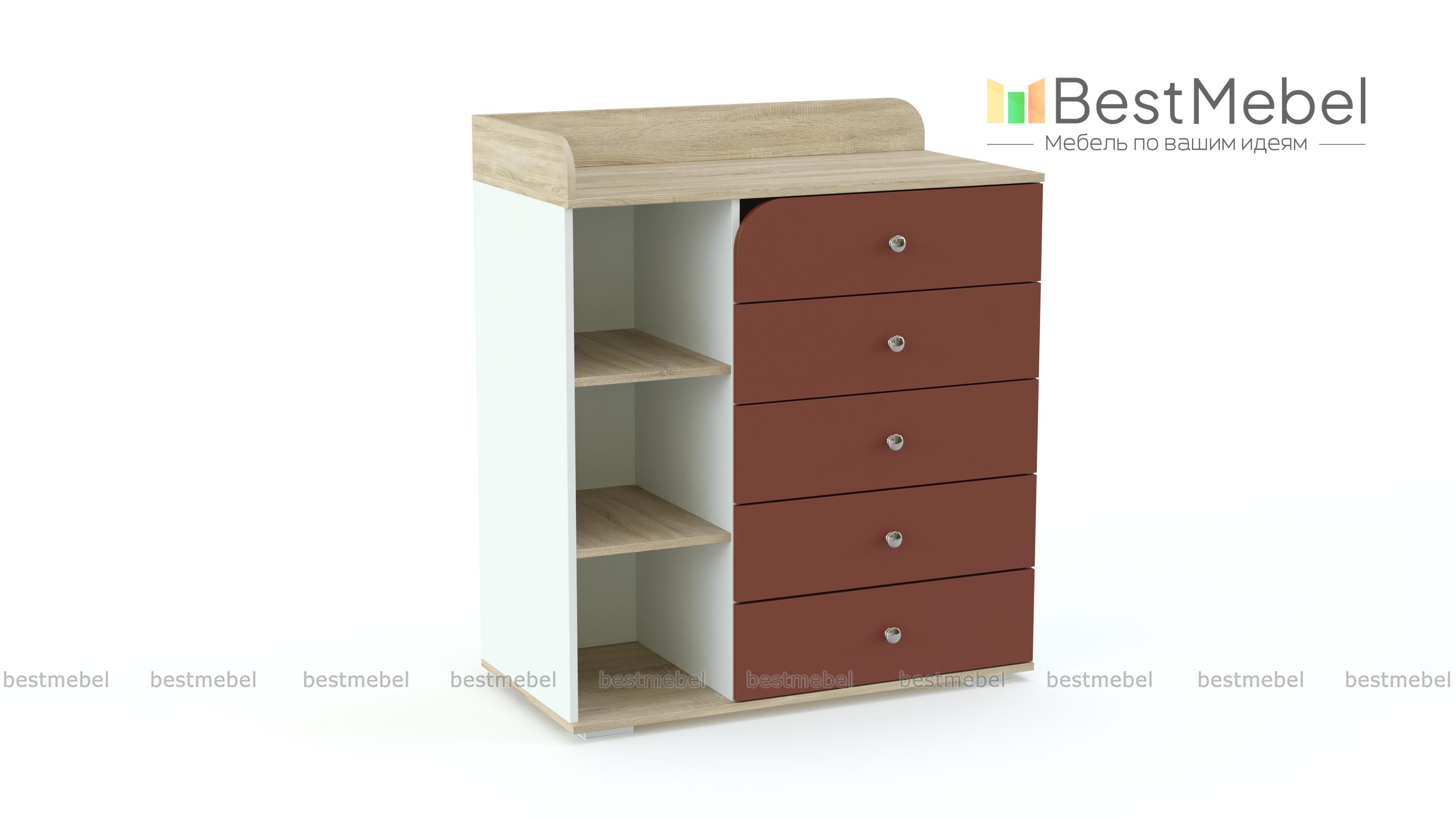 Пеленальный комод Арка 2 BMS - Фото