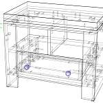 Схема сборки Тумба для обуви Антверпен BMS