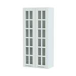 Полупенал навесной 2 двери со стеклом Палермо BMS - Фото 4