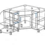 Чертеж Тумба угловая под ТВ Мирона 7 BMS