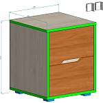 Схема сборки Прикроватная тумба Мария 1 BMS