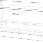 Чертеж Прикроватная тумба Модерн 7 BMS