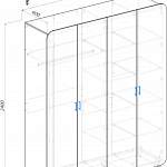 Схема сборки Распашной шкаф Мадейра 4 BMS