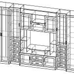 Схема сборки Мебельная стенка Анастасия BMS