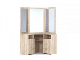 Туалетный стол угловой Софья 8 BMS (1200х1600х450)