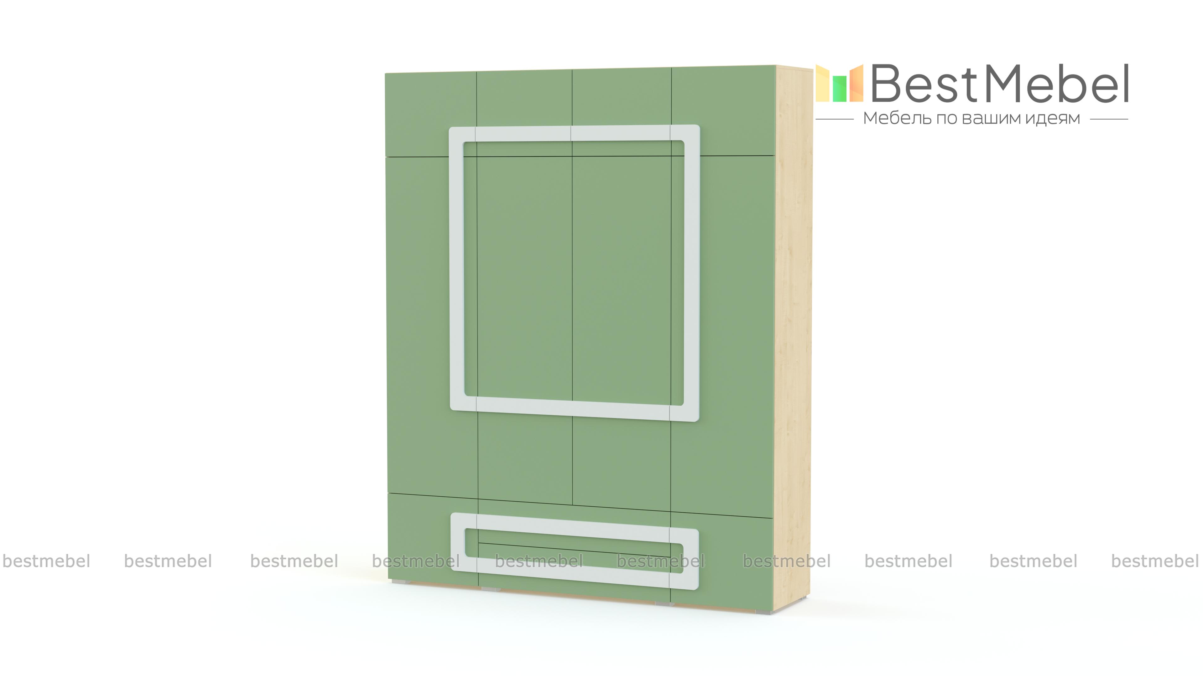 Распашной шкаф Стайл Люкс 37 BMS - Фото