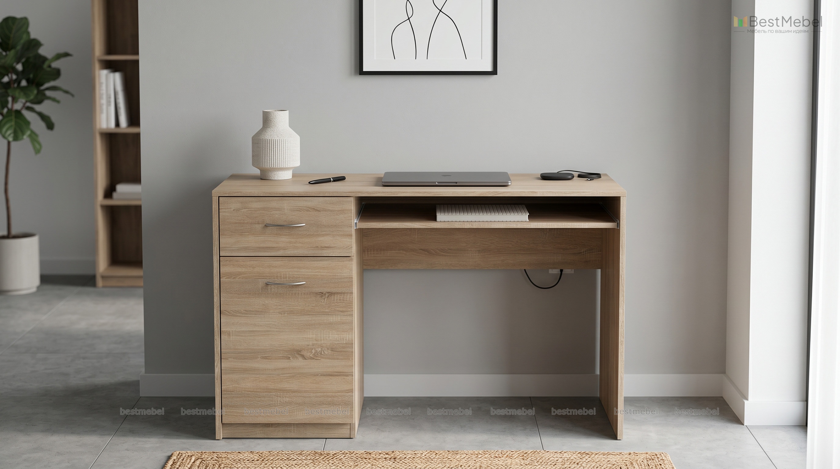 Письменный стол Сети BIU 1D1S BMS