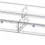 Чертеж Тумба под телевизор Мики ПМ-155.02 BMS