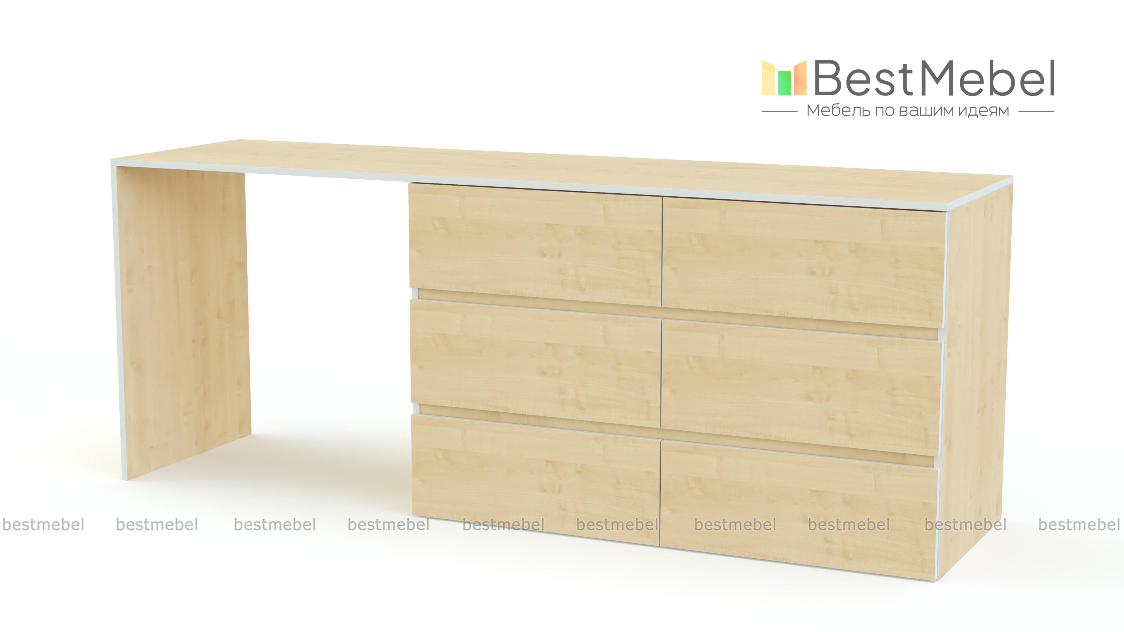 Письменный стол Вариант 23 BMS - Фото