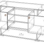 Схема сборки Тумба под ТВ Парус-5 BMS