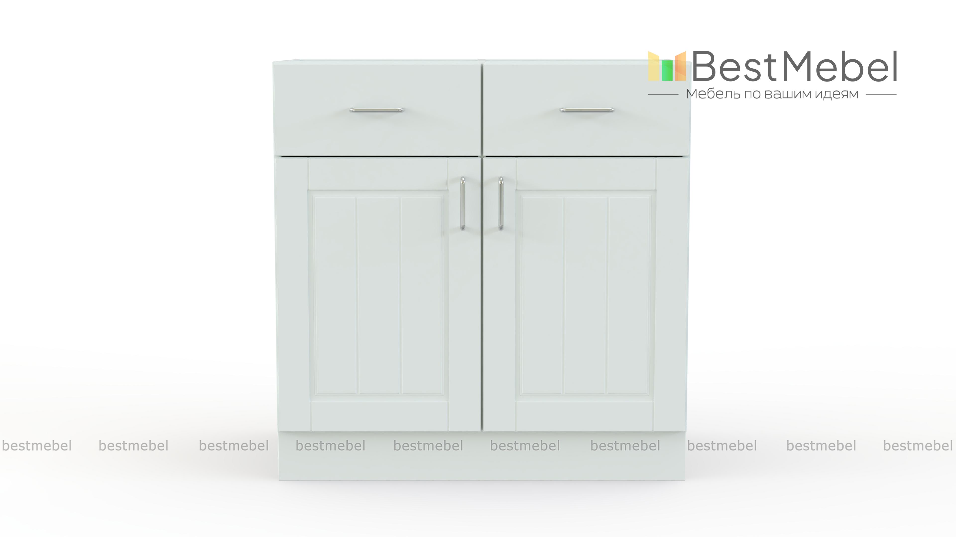 Шкаф нижний с 2-мя ящиками 2-мя дверями Изабелла BMS - Фото