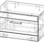 Схема сборки Прикроватная тумба Helvetia BMS