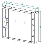Чертеж Шкаф-кровать трансформер Марта 8 BMS