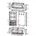 Схема сборки Прихожая Ева МДФ BMS