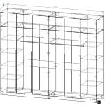 Схема сборки Шкаф распашной Морис 15 BMS