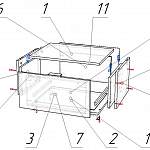 Схема сборки Тумба прикроватная Скуп BMS